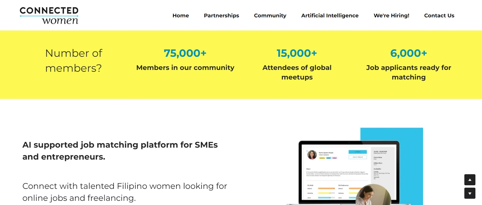 Strikingly Connected Women Statistics Strikingly Connected Women Statistics